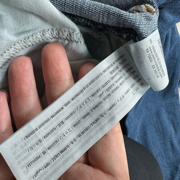 Abercrombie & Fitch High Rise Skinny Jeans Distressed Blue Denim Raw Hem 26 - Picture 13 of 16